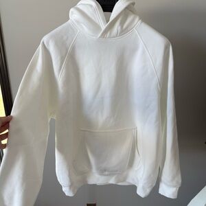 Aritzia Mega Fleece Hoodie- White size S